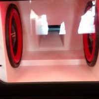 Red speaker stereo usa plus